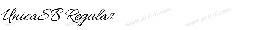 UnicaSB Regular字体转换